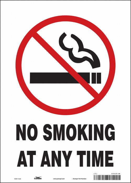 Safety Sign 14 in x 10 in Vinyl