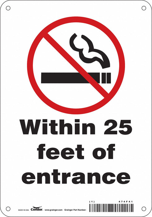 Safety Sign 10 inx7 in Polyethylene
