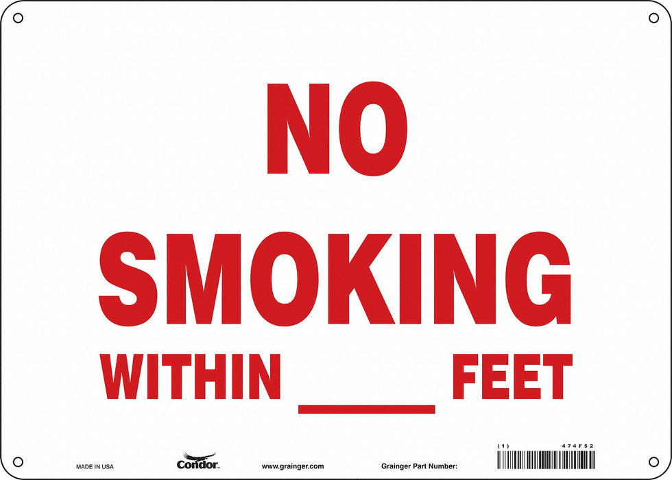 J7017 Safety Sign 10 inx14 in Polyethylene
