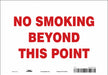 Safety Sign 7 in x 10 in Vinyl