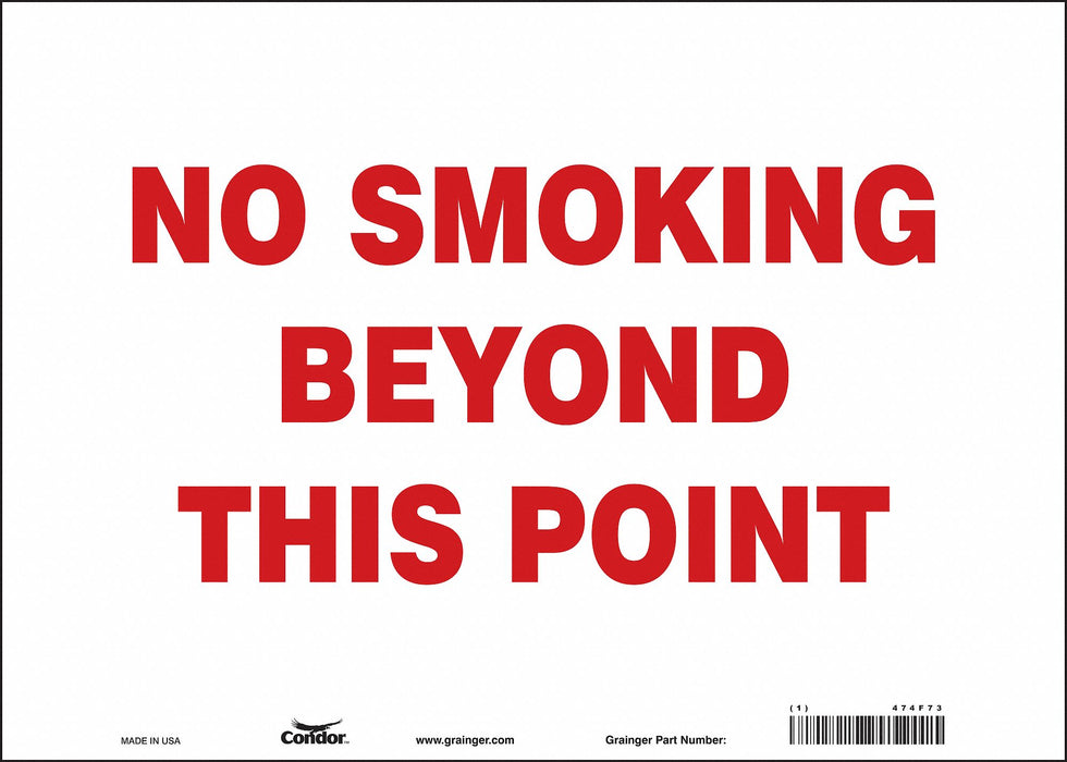 Safety Sign 10 in x 14 in Vinyl