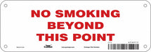 Safety Sign 3.5in x 10in Polyethylene