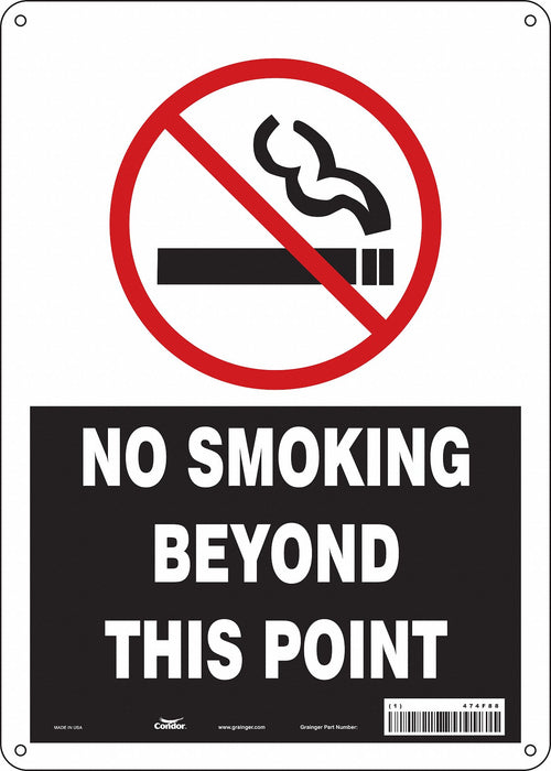 Safety Sign 14 inx10 in Aluminum