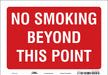 Safety Sign 7 in x 10 in Vinyl