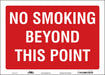 Safety Sign 10 inx14 in Vinyl