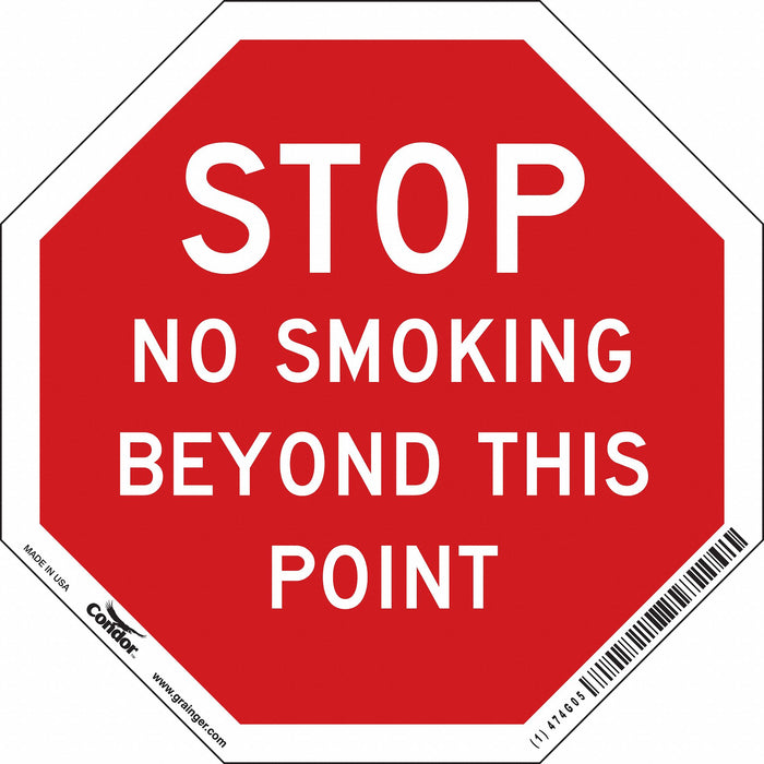 Safety Sign 6 inx6 in Vinyl