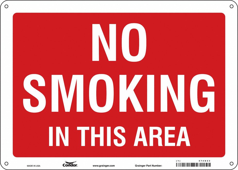 Safety Sign 10 inx14 in Aluminum
