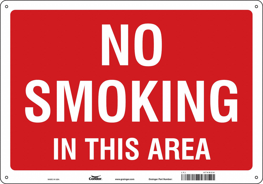 Safety Sign 14 inx20 in Aluminum