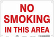 J7016 Safety Sign 7 in H x 10 in W Aluminum