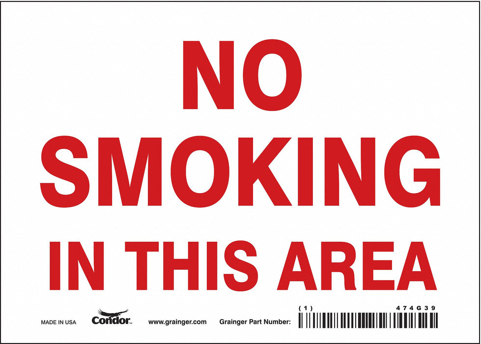 J7016 Safety Sign 5 inx7 in Vinyl