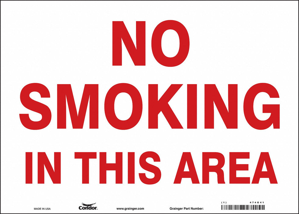 J7016 Safety Sign 10 inx14 in Vinyl
