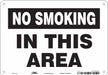 Safety Sign 7 in x 10 in Aluminum