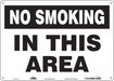 Safety Sign 10 in x 14 in Aluminum