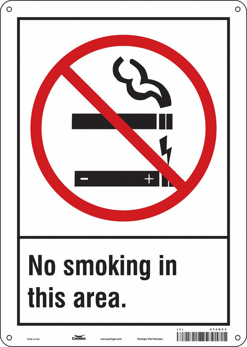 Safety Sign 14 inx10 in Polyethylene
