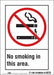 Safety Sign 7 in x 5 in Vinyl