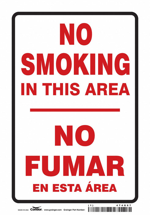 Safety Sign 10 in x 7 in Vinyl