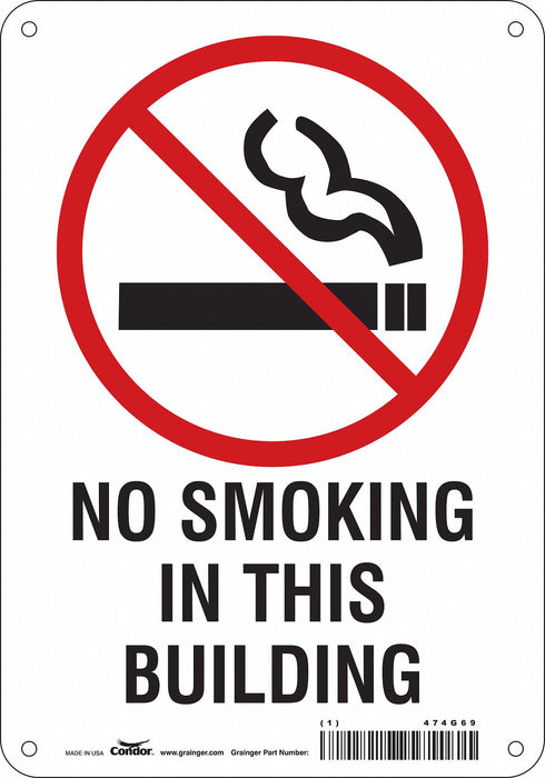 Safety Sign 10 inx7 in Aluminum