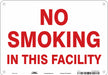 Safety Sign 7 in x 10 in Polyethylene