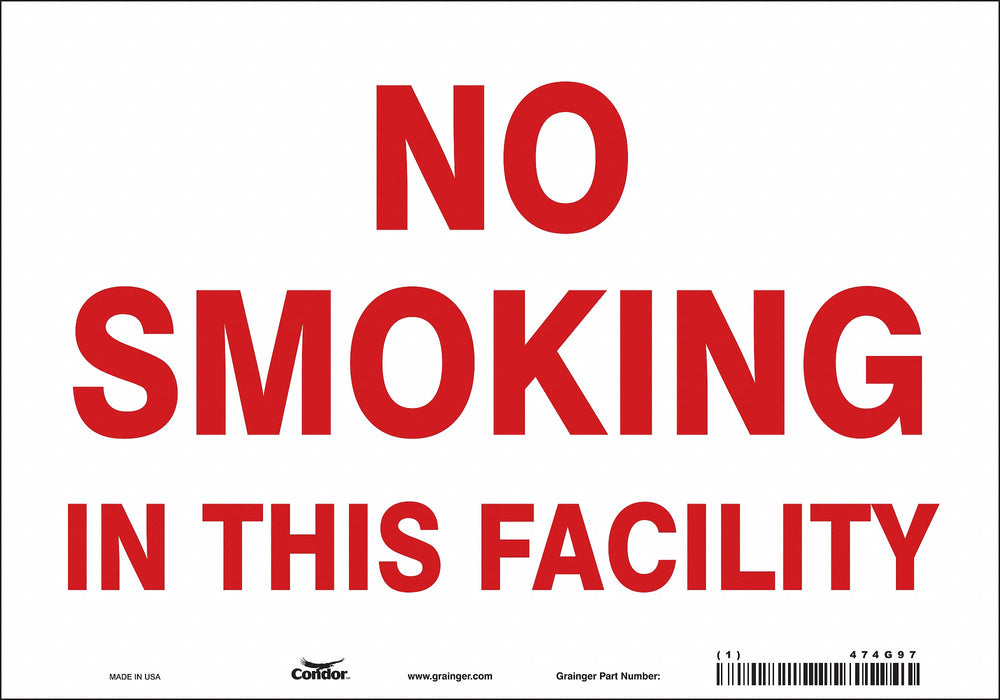 Safety Sign 7 inx10 in Vinyl