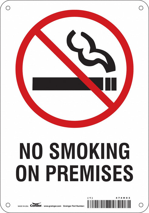 Safety Sign 10 in x 7 in Polyethylene