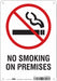 Safety Sign 10 in x 7 in Polyethylene
