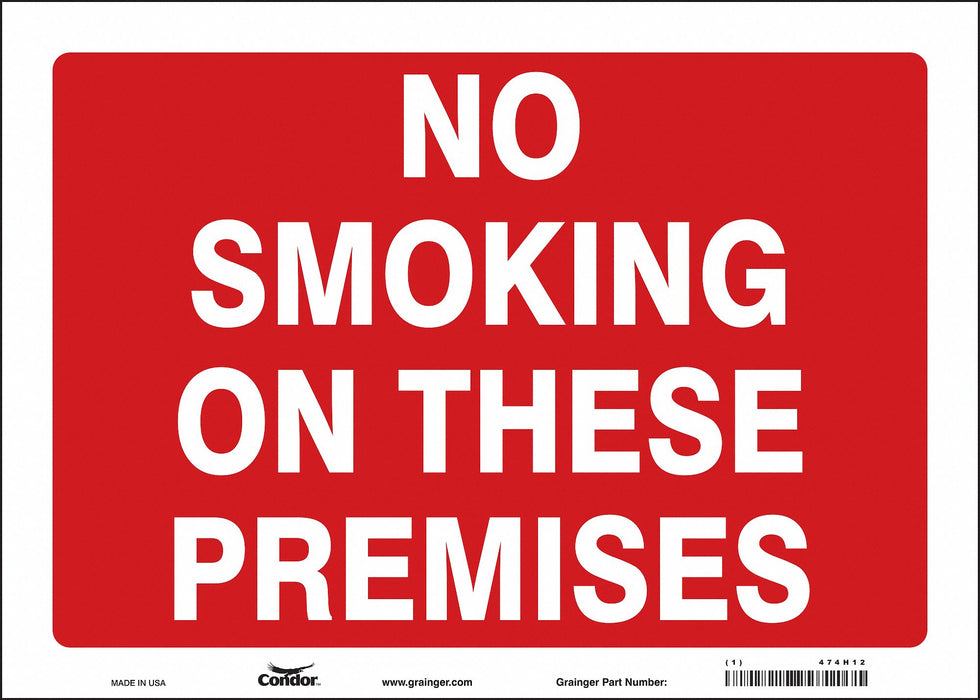 Safety Sign 10 in x 14 in Vinyl