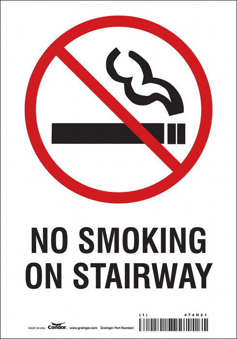 Safety Sign 10 in x 7 in Polyethylene
