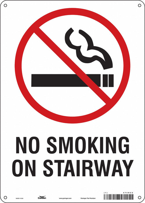 Safety Sign 14 in x 10 in Polyethylene