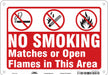 Safety Sign 7 in x 10 in Aluminum