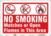Safety Sign 10 in x 14 in Polyethylene