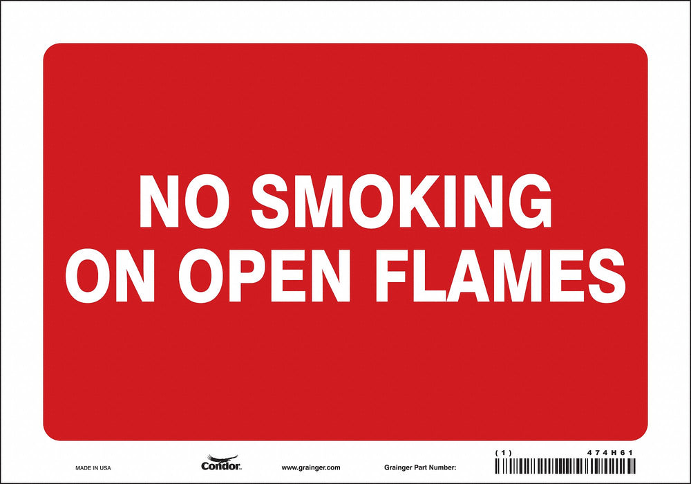 Safety Sign 7 in x 10 in Vinyl