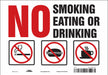 Safety Sign 7 in x 10 in Vinyl