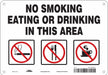 Safety Sign 7 inx10 in Polyethylene