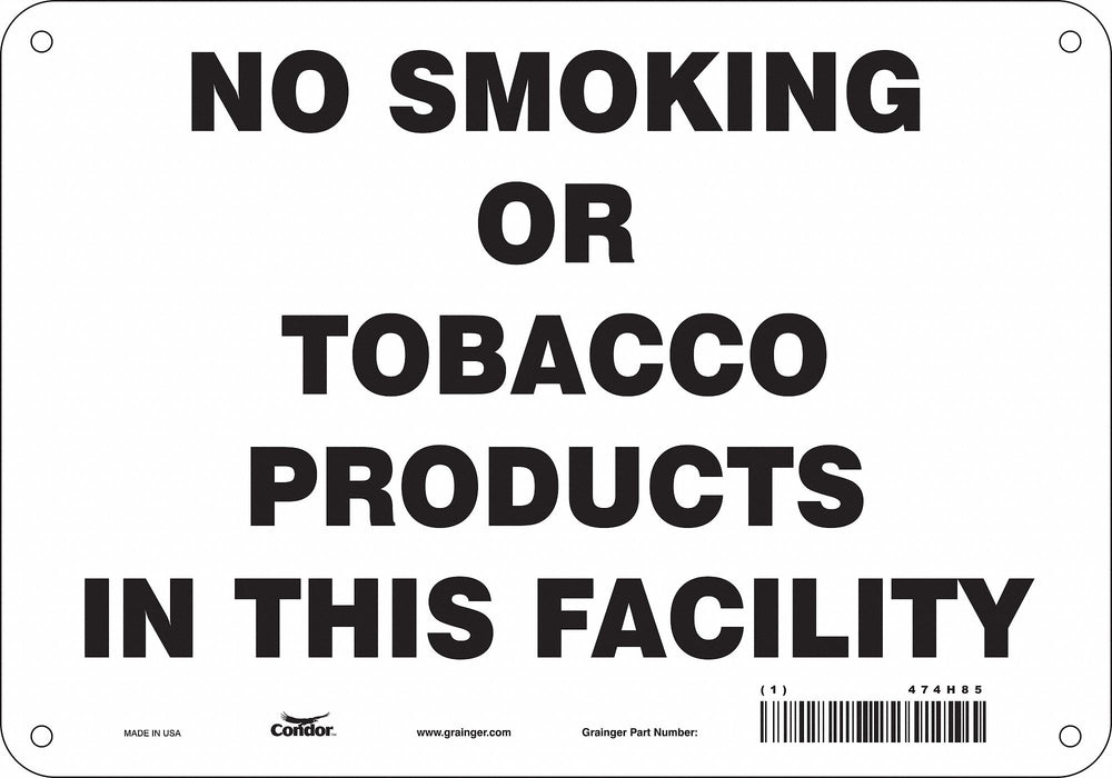 Safety Sign 7 in x 10 in Aluminum