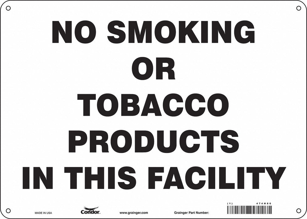 Safety Sign 10 inx14 in Aluminum