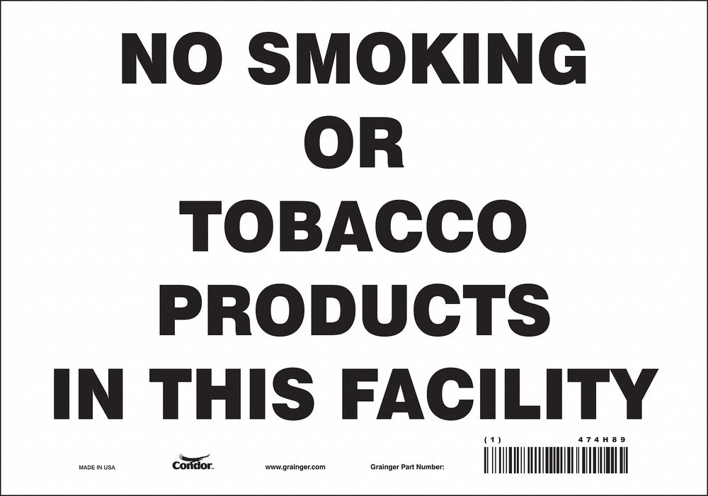 Safety Sign 7 in x 10 in Vinyl