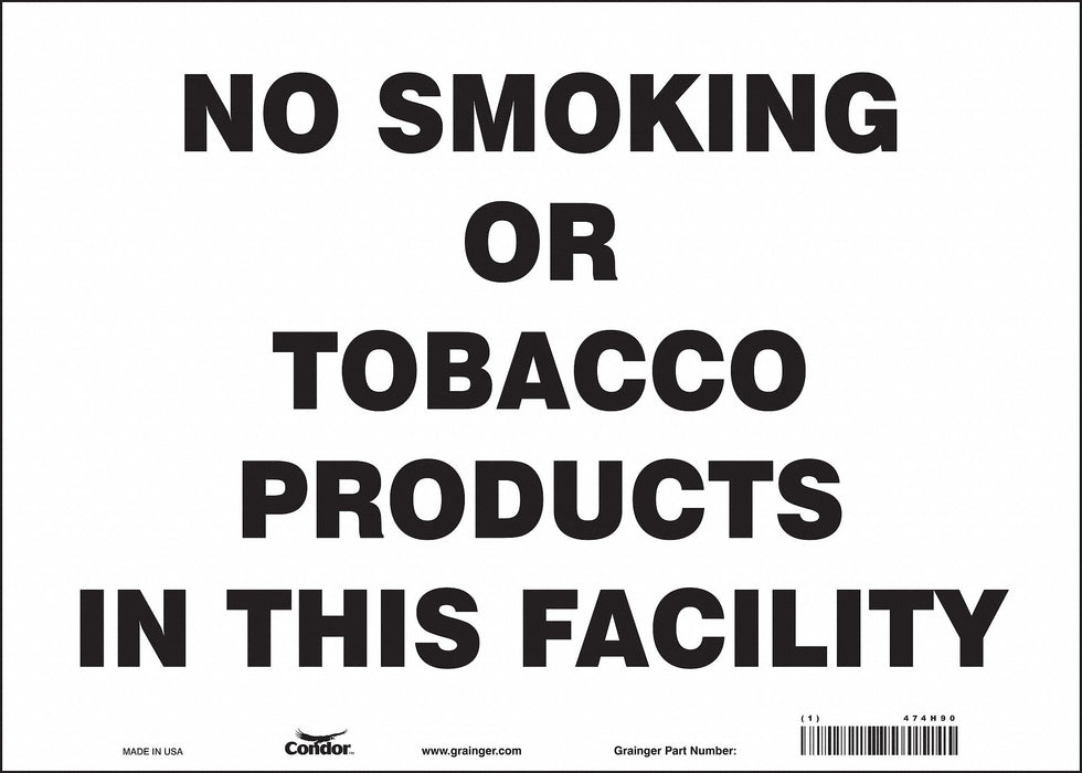 Safety Sign 10 in x 14 in Vinyl