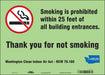 Safety Sign 10 inx14 in Vinyl