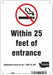 Safety Sign 10 inx7 in Polyethylene