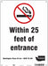 Safety Sign 14 inx10 in Polyethylene
