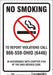 Safety Sign 10 inx7 in Vinyl