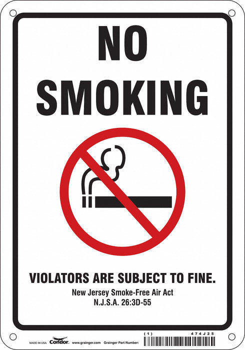 Safety Sign 10 inx7 in Aluminum