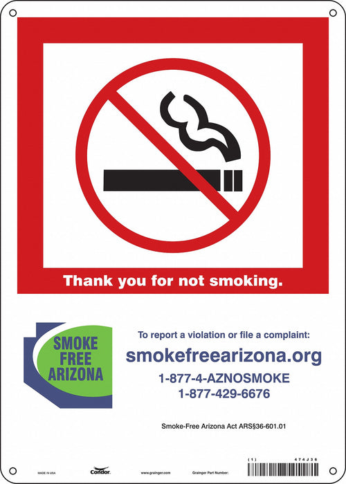 Safety Sign 14 inx10 in Polyethylene