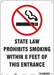 Safety Sign 14 in x 10 in Polyethylene