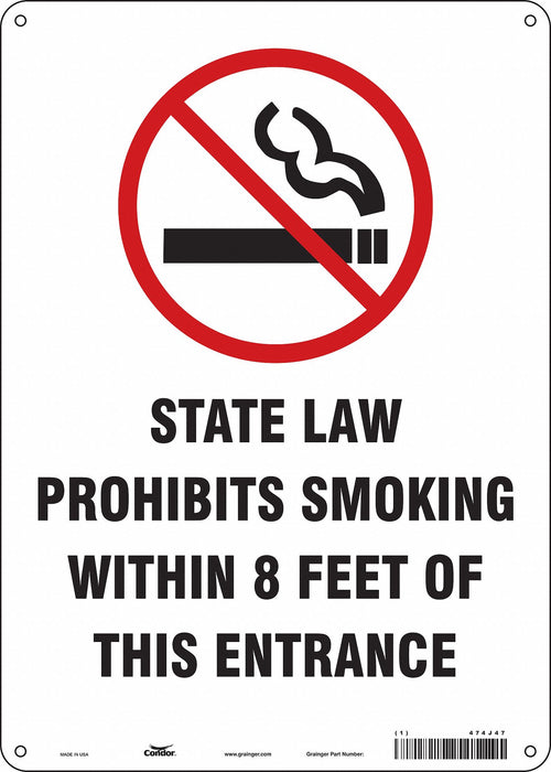 Safety Sign 14 in x 10 in Vinyl