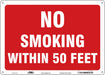 Safety Sign 10 inx14 in Aluminum