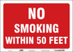 Safety Sign 10 in x 14 in Vinyl