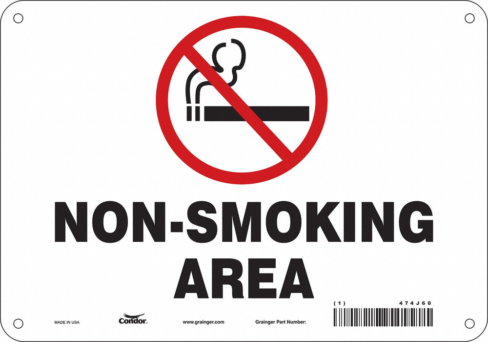 Safety Sign 7 in x 10 in Aluminum