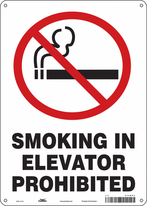 Safety Sign 14 in x 10 in Polyethylene