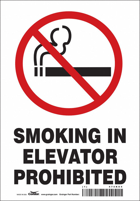 Safety Sign 10 inx7 in Vinyl